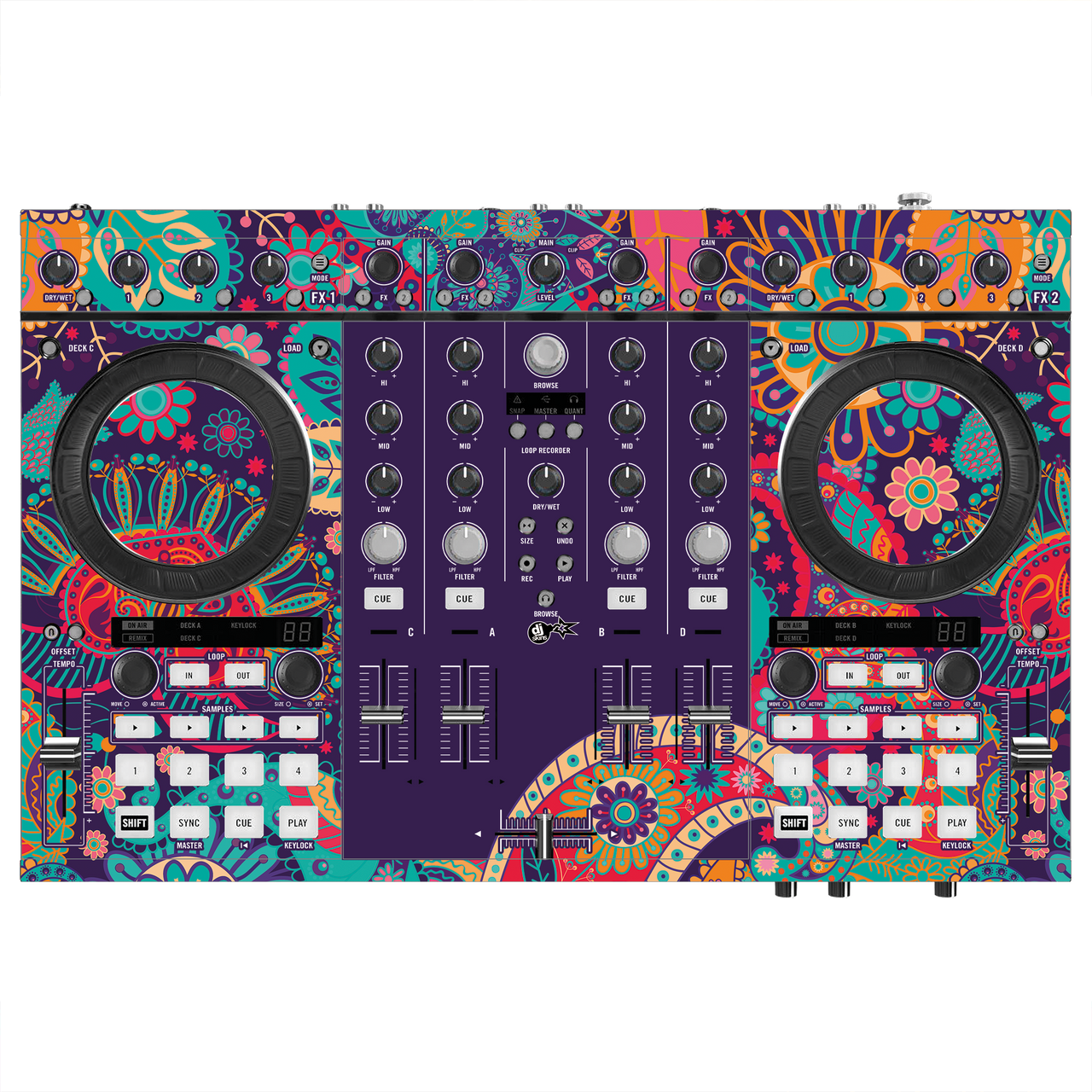 dj-skins Native Instruments S4 MK1 Skin SPRING INS FELD