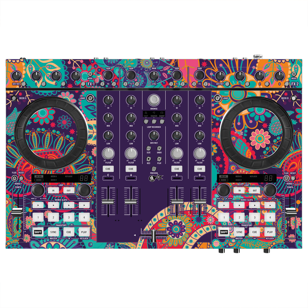 dj-skins Native Instruments S4 MK2 Skins SPRING INS FELD