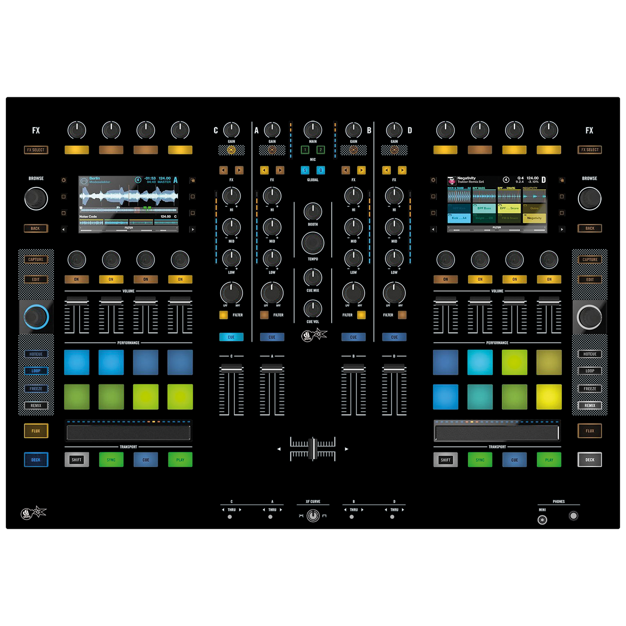 dj-skins Native Instruments S8 Skin BLACK aka ORIGINAL
