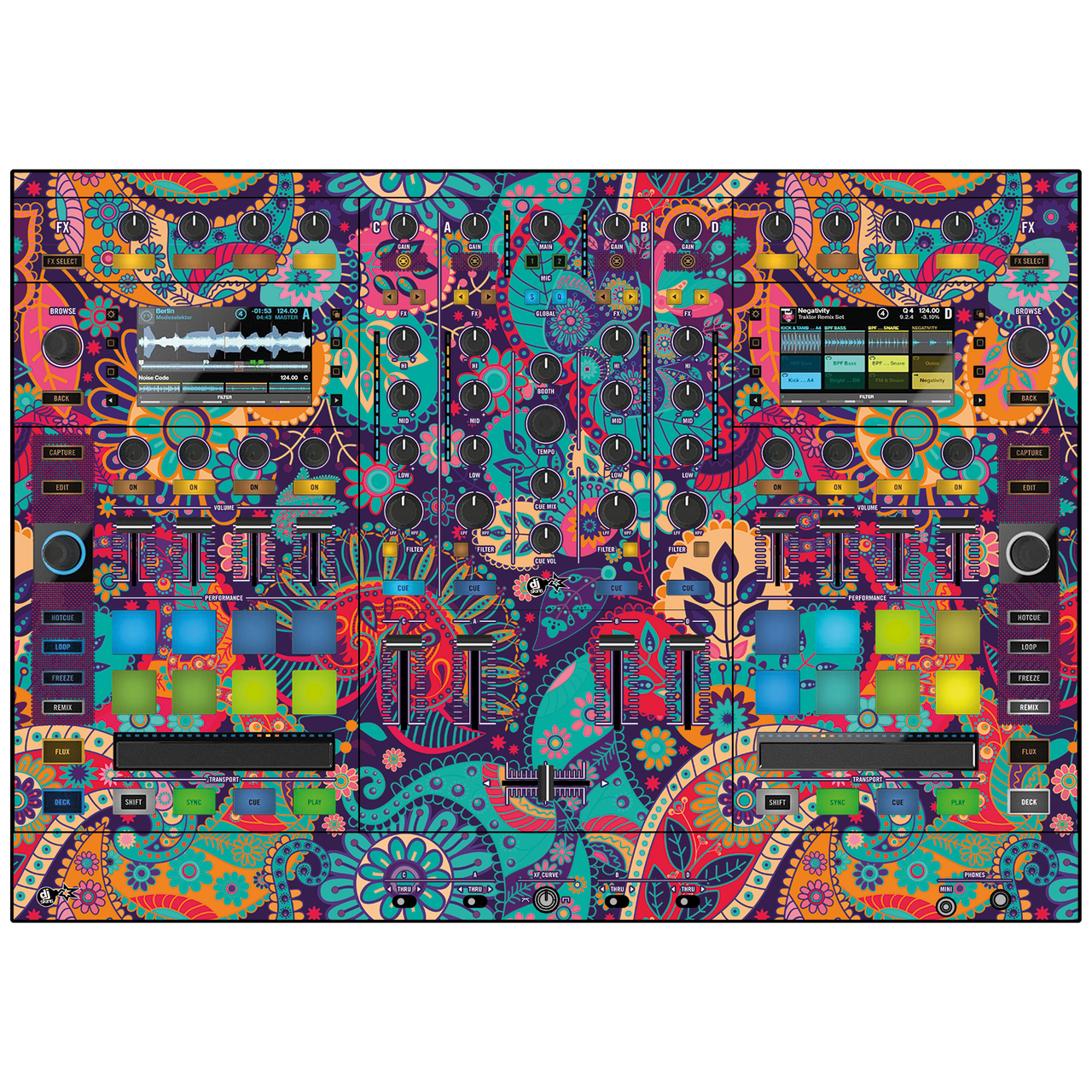 dj-skins Native Instruments S8 Skin SPRING INS FELD