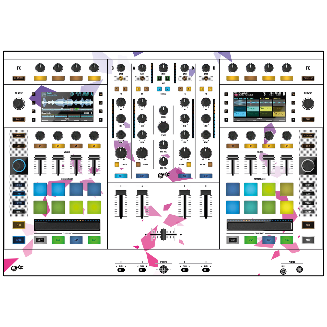 dj-skins Native Instruments S8 Skin BOOTSHAUS 2