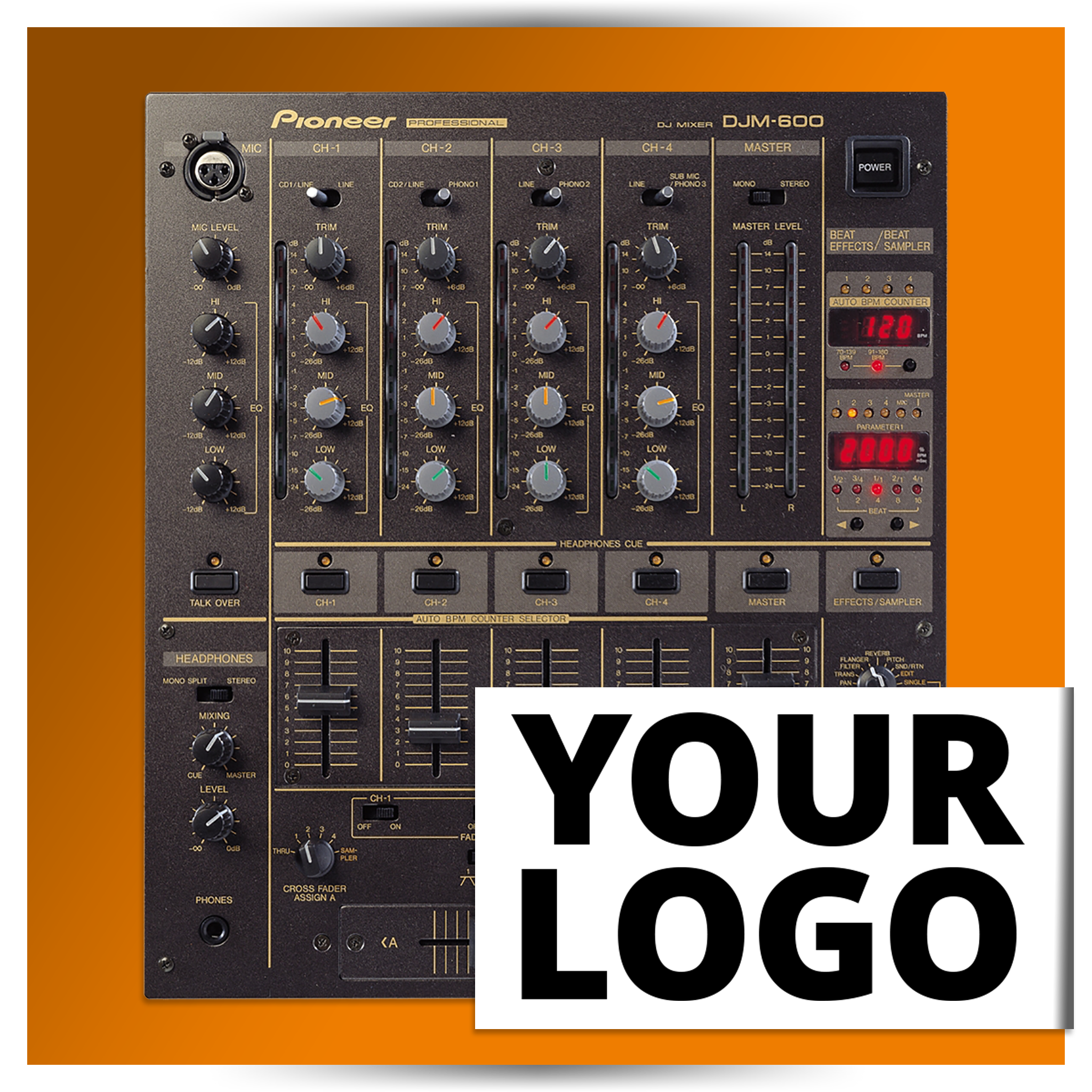 Pioneer DJ DJM 600 Skin CUSTOM dj skins – DJ Skins