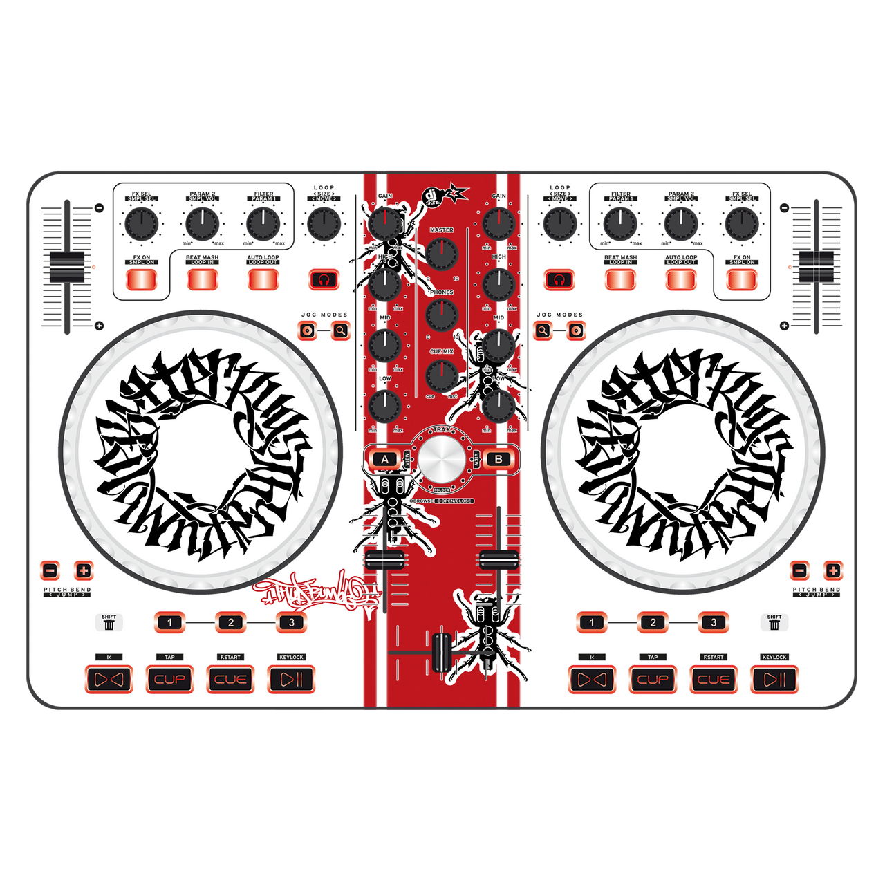 dj-skins Reloop Beatmix Skin QBERT DMC WORLDFINALS