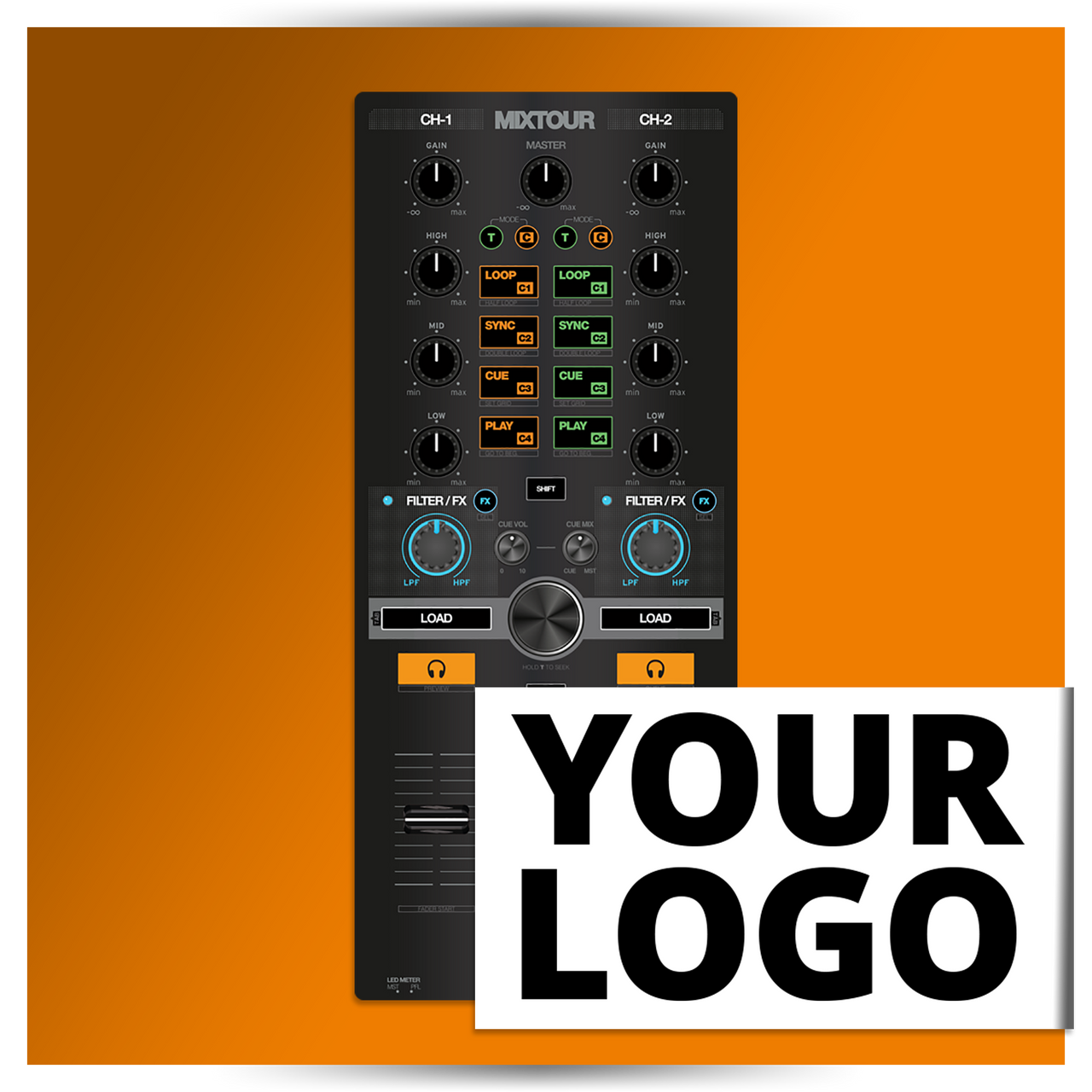 dj-skins Reloop Mixtour Skin CUSTOM