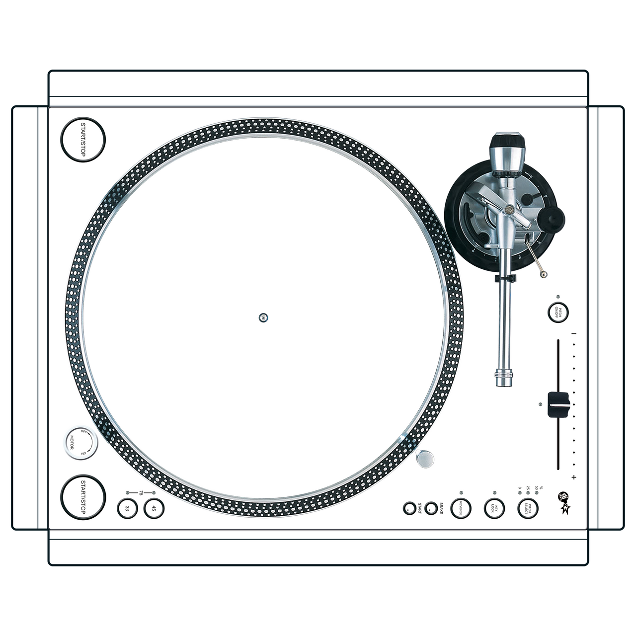 dj-skins Stanton STR8. 150 Skin WHITE aka STAR TROOPER