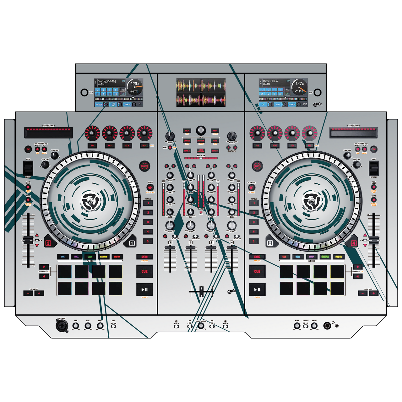 dj-skins Numark NS 7 III Skin CONSTRUCTOR