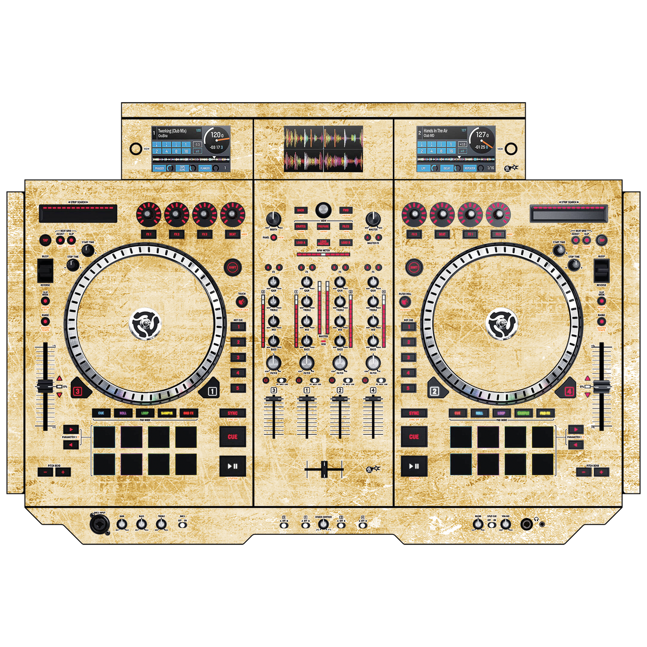 dj-skins Numark NS 7 III Skin REVERB