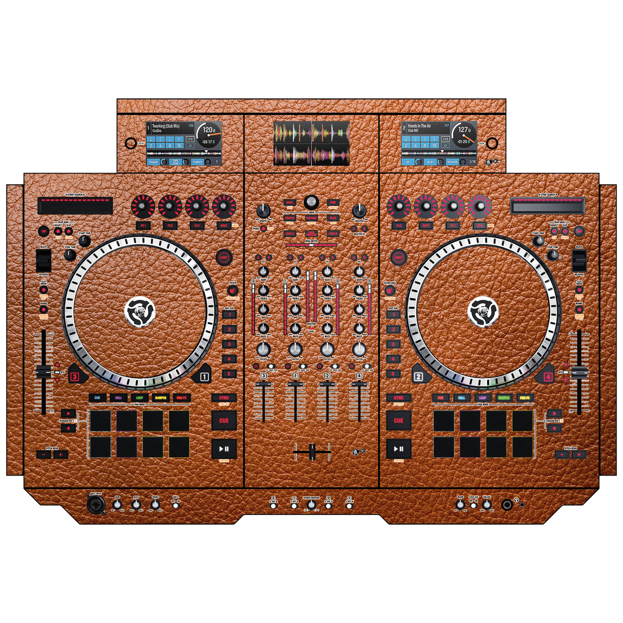 dj-skins Numark NS 7 III Skin LEATHER
