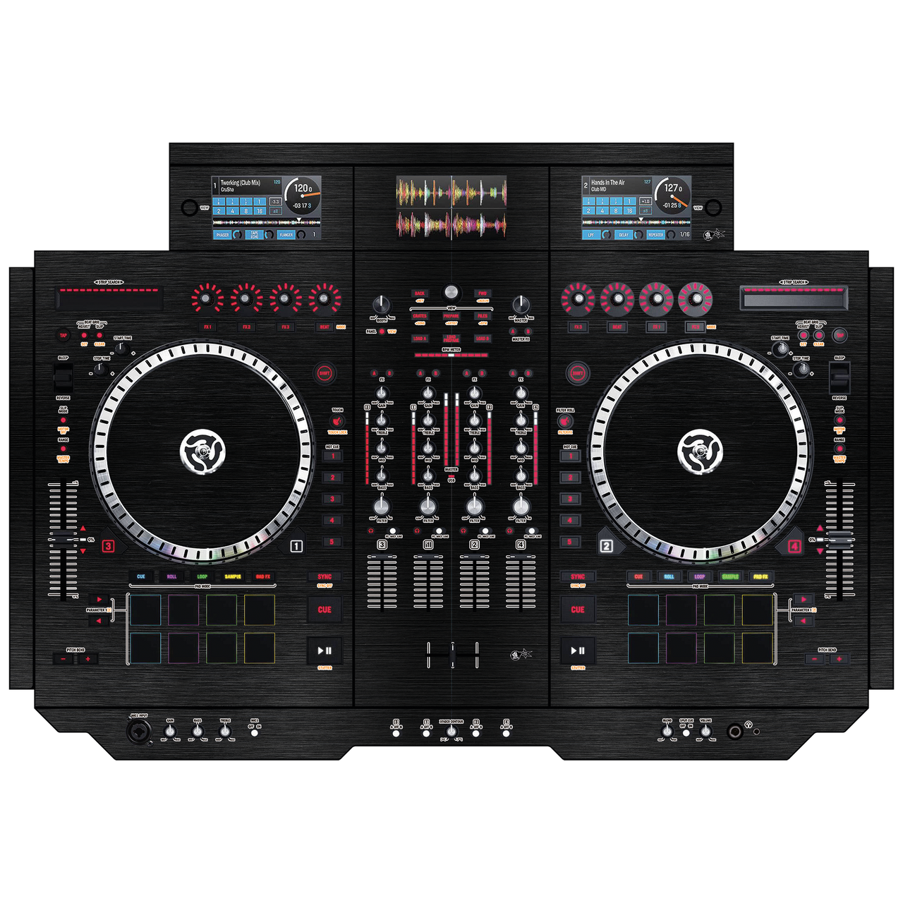 dj-skins Numark NS 7 III Skin BRUSHED BLACK