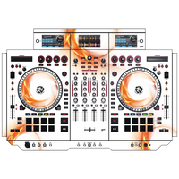 dj-skins Numark NS 7 III Skin ORANGE SWIRL