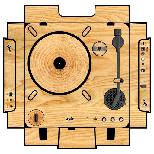dj-skins Numark PT 01 Skin WOODY