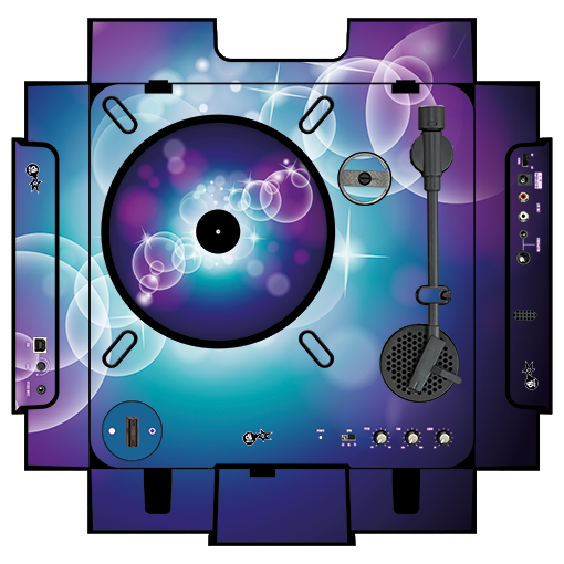 dj-skins Numark PT 01 Skin BUBBLE SPACE