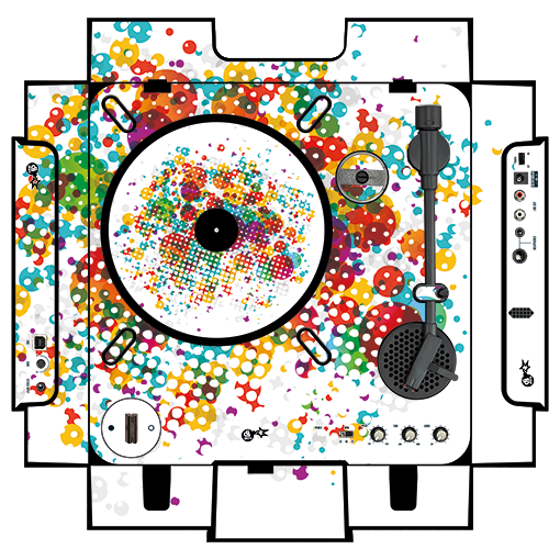 dj-skins Numark PT 01 Skin ROUNDHOUSE