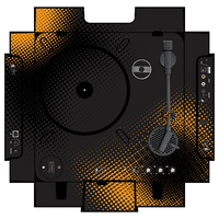dj-skins Numark PT 01 Skin ORANGE DOT