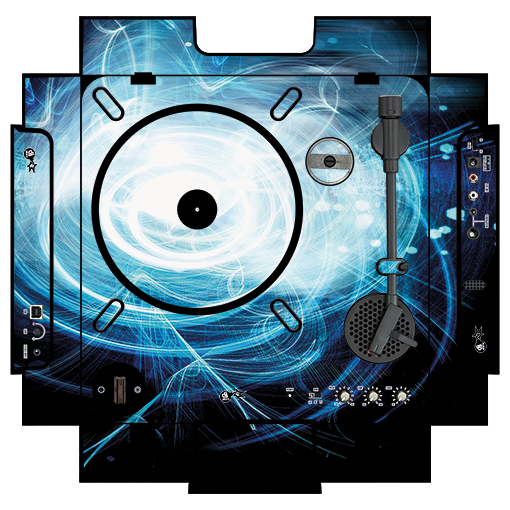 dj-skins Numark PT 01 Skin BLACK HOLE