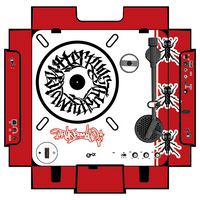 dj-skins Numark PT 01 Skin QBERT DMC WORLDFINALS