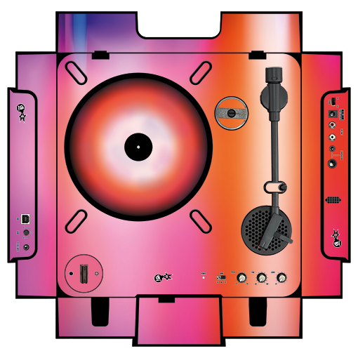 dj-skins Numark PT 01 Skin CLUB DOME