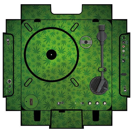 dj-skins Numark PT 01 Skin WEEDHEAD