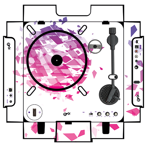 dj-skins Numark PT 01 Skin BOOTSHAUS 2