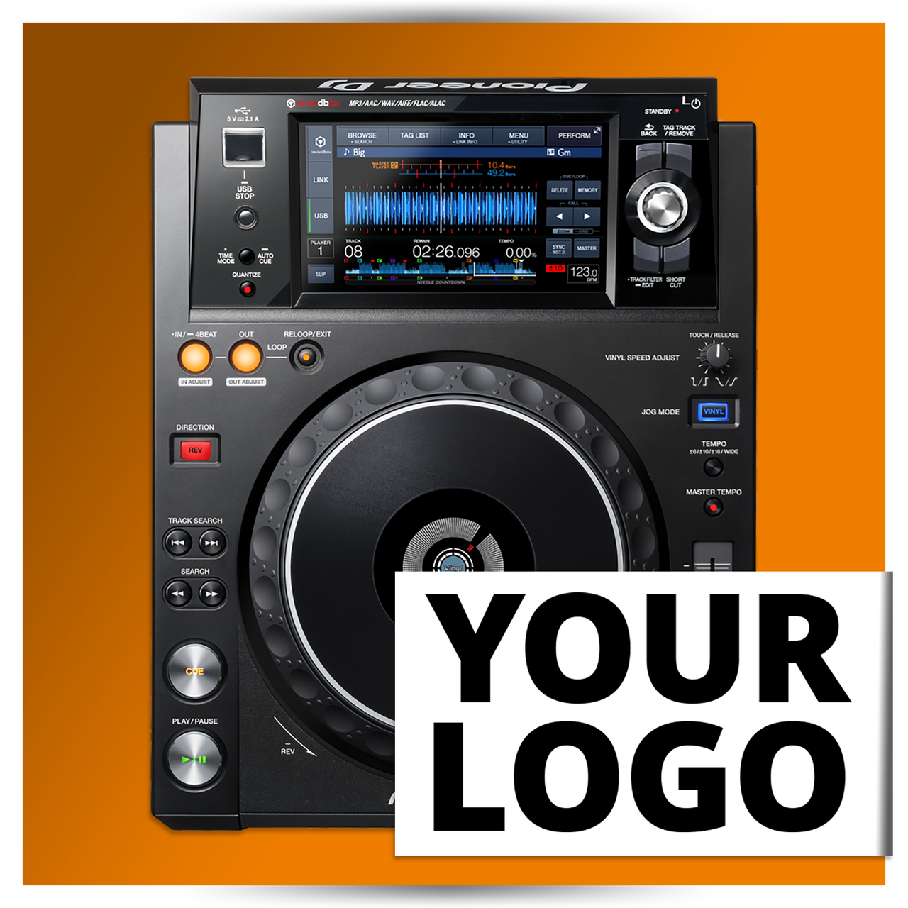 dj-skins Pioneer DJ XDJ 1000 MK2 Skin CUSTOM
