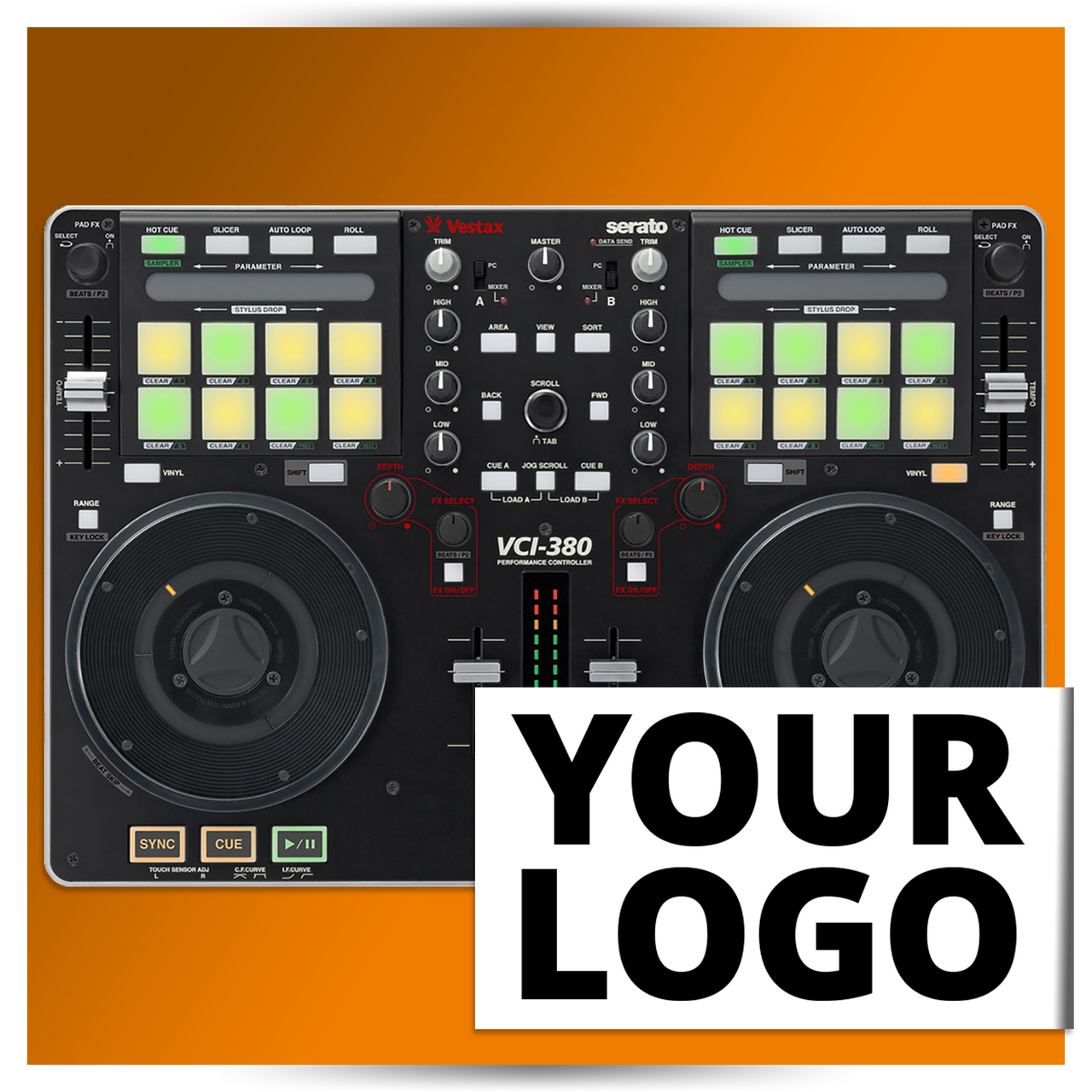 dj-skins Vestax VCI 380 Skin CUSTOM