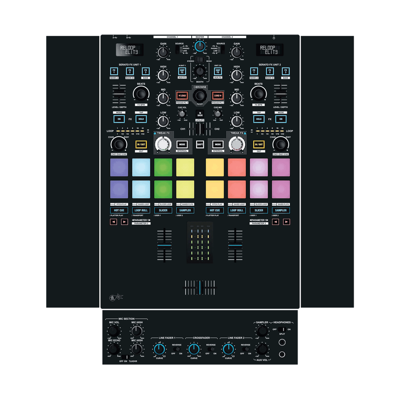 dj-skins Reloop Elite Skin BLACK AKA ORIGINAL