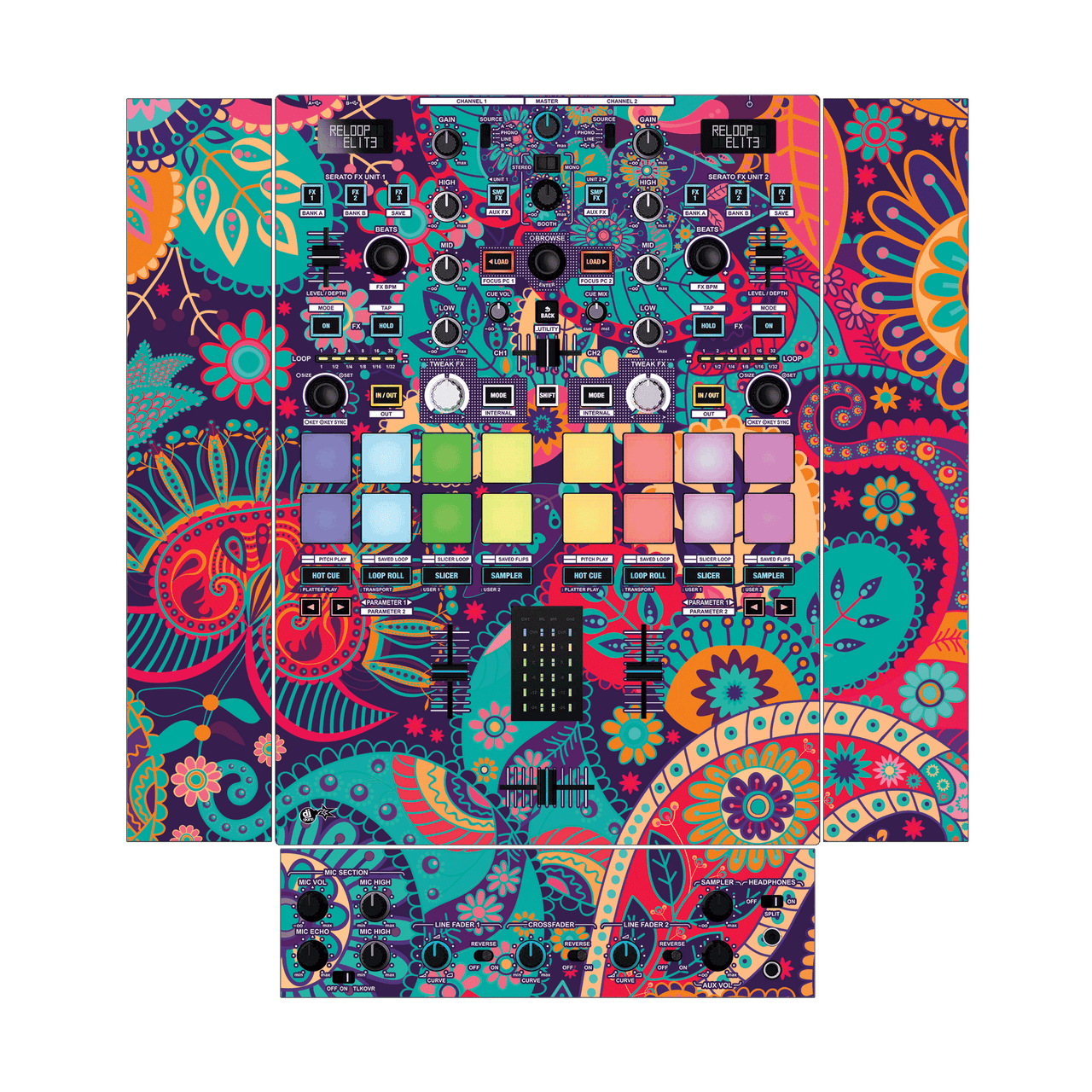 dj-skins Reloop Elite Skin SPRING INS FELD