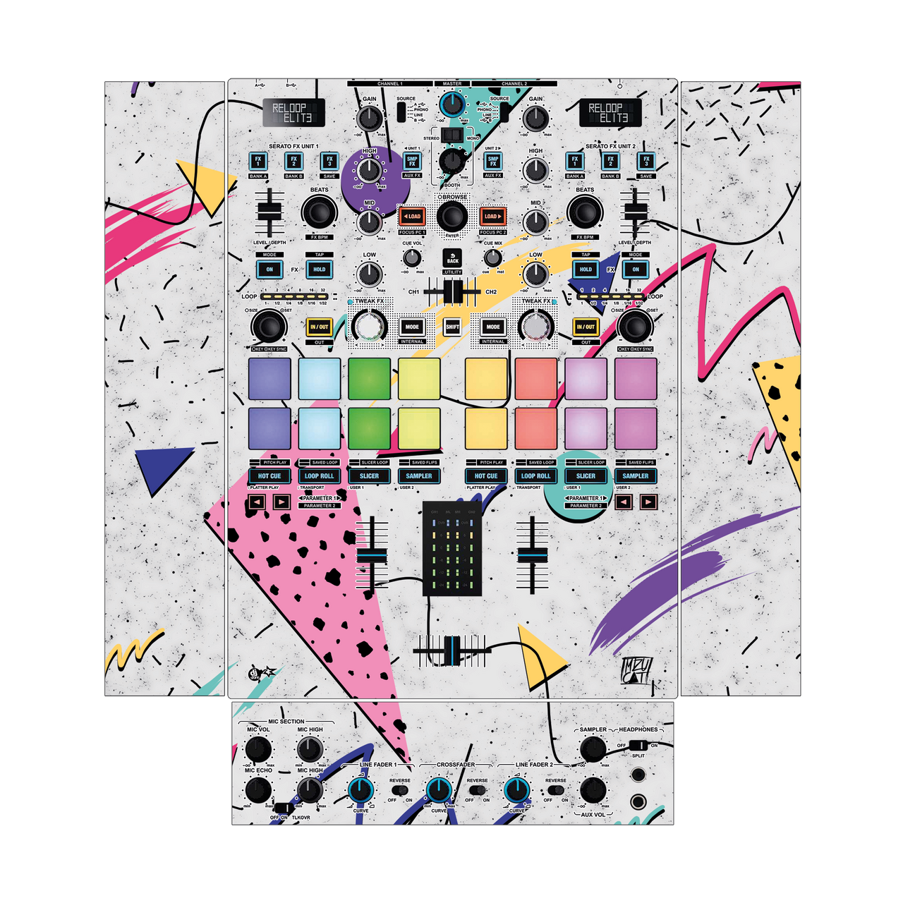 dj-skins Reloop Elite Skin 80S – MIZUCAT