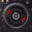 Pioneer DJ CDJ 1000MK3 Jogwheel Logo Sticker SCHWARZ ROT