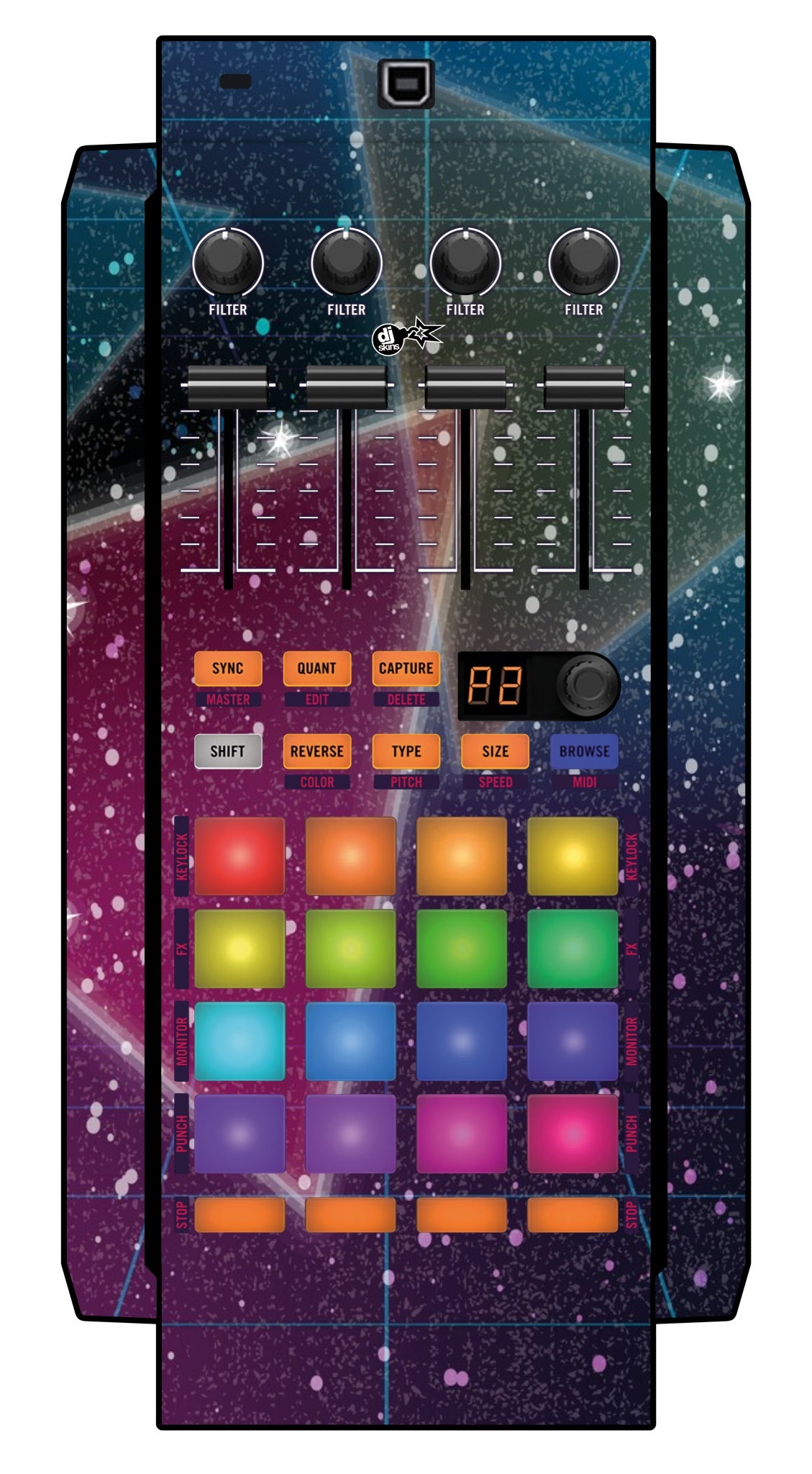 Native Instruments F1 Skin 80s Synth