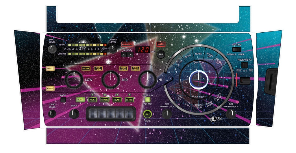 Pioneer DJ RMX 1000 Skin 80s Synth