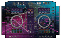 Denon DJ MC 4000 Skin 80s Synth