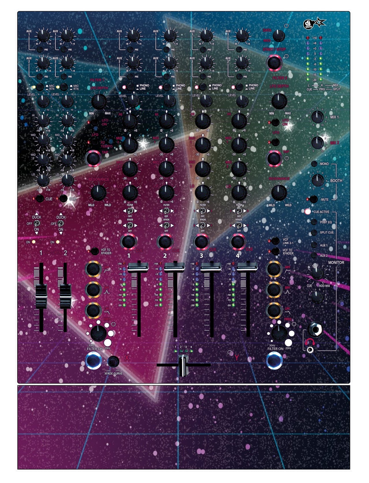 Allen and Heath XONE 92 Skin 80s Synth