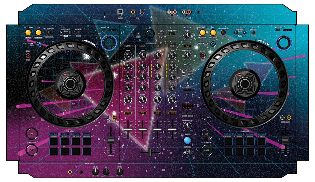 Pioneer DJ DDJ FLX6 Skin 80s Synth