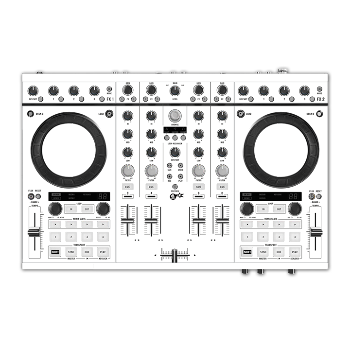 dj-skins Native Instruments S4 MK2 Skin WHITE aka STAR TROOPER