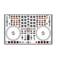 dj-skins Reloop Terminal Mix 4 Skin WHITE aka STAR TROOPER