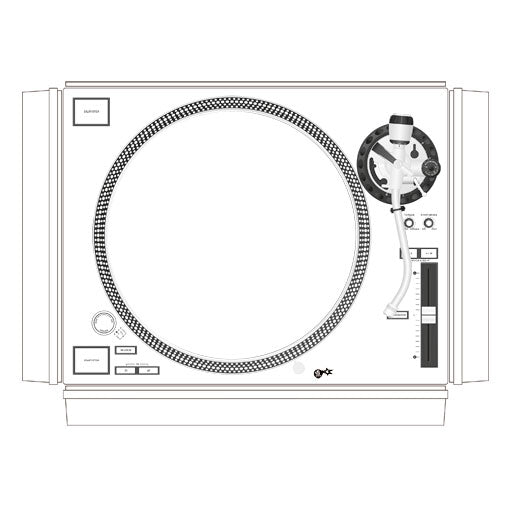 dj-skins Reloop RP 7000 Skin WHITE aka STAR TROOPER