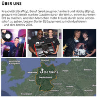 Technics 1200 / 1210 MK2 VERTICAL Skin Stripes
