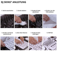 Technics 1200 / 1210 MK2 VERTICAL Skin Mizucat Black