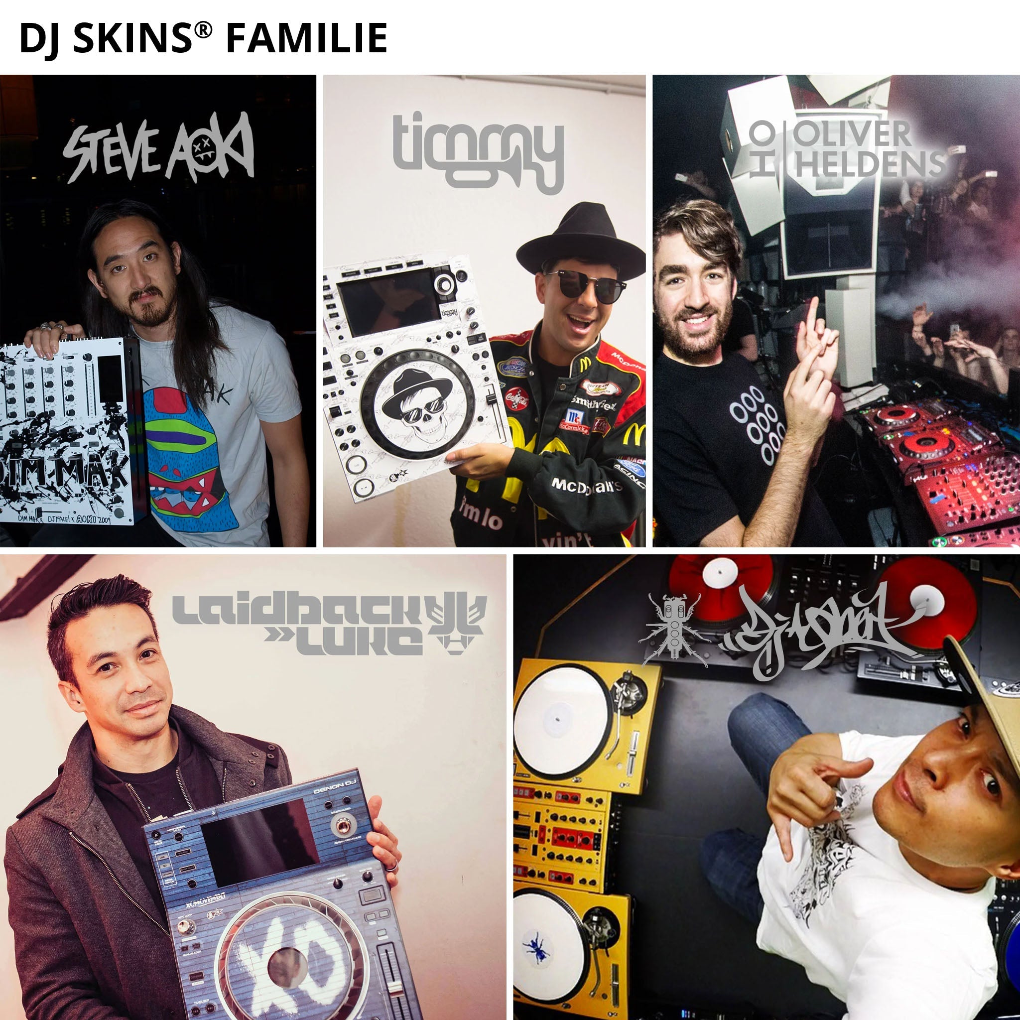 Denon DJ LC 6000 Skin Splatfest