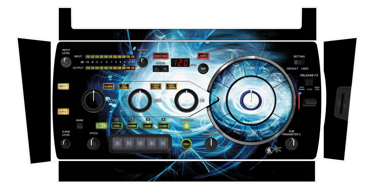 Pioneer DJ RMX 1000 Skin Black Hole