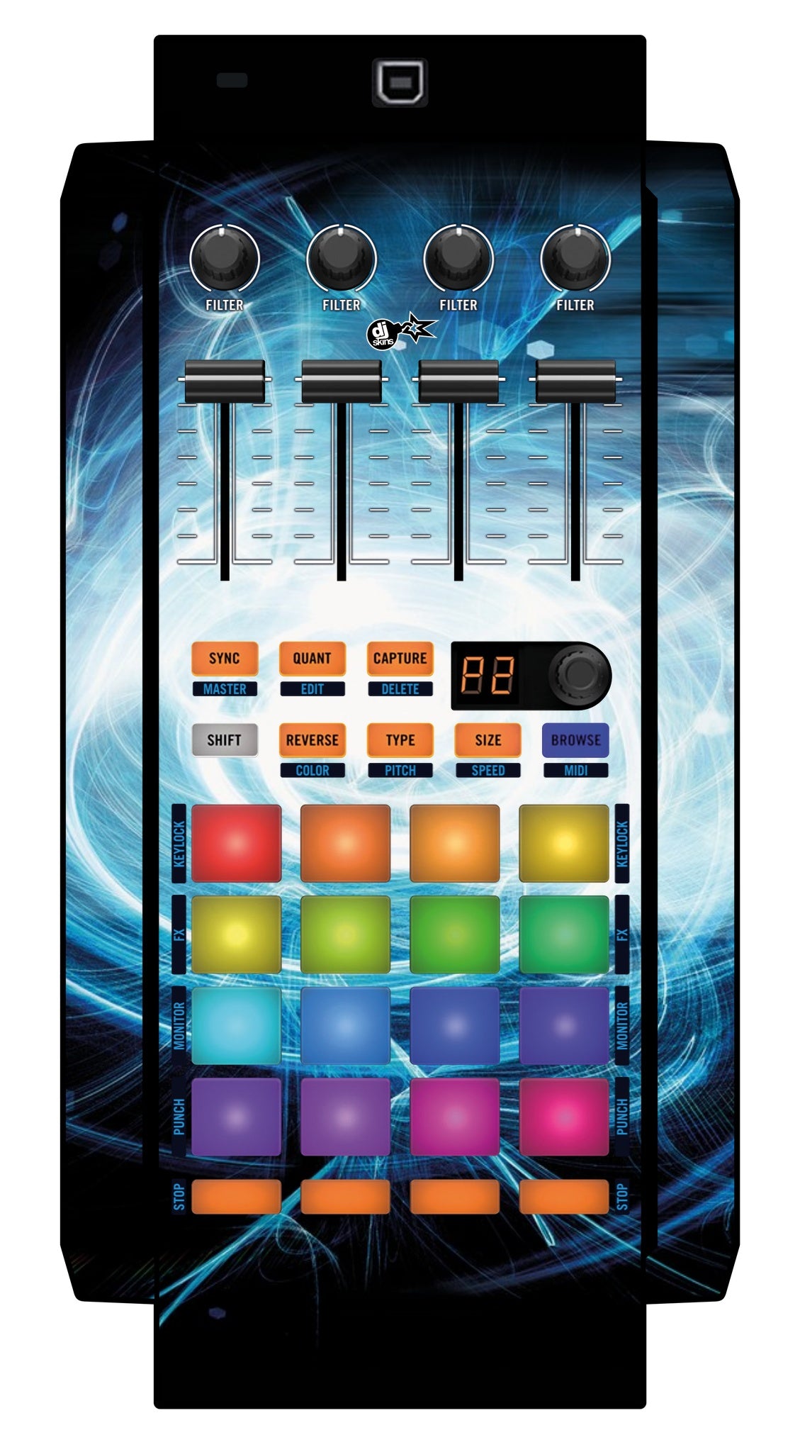 Native Instruments F1 Skin Black Hole