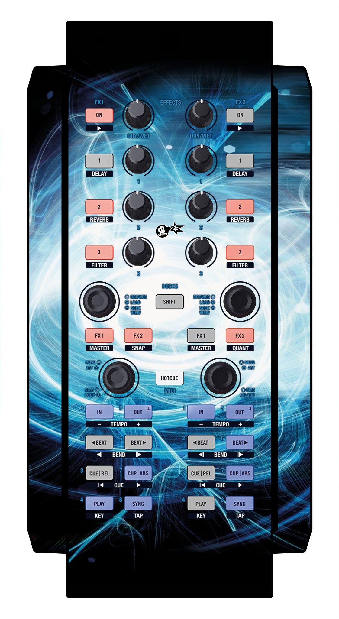 Native Instruments X1 Skin Black Hole