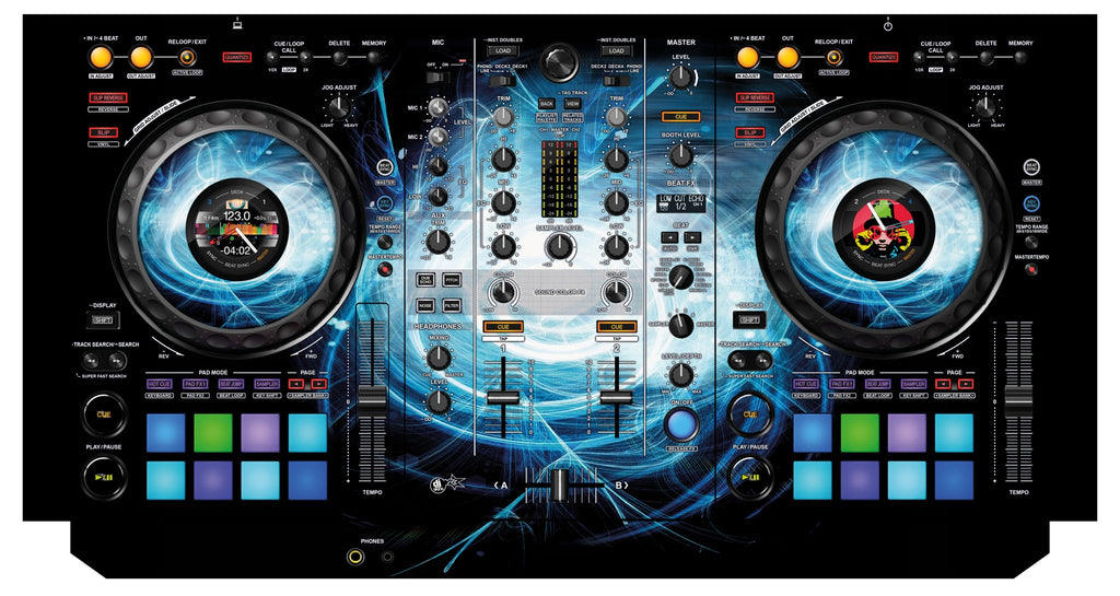 DJ Skins® Pioneer DJ DDJ 800 Skin Blacknyellow