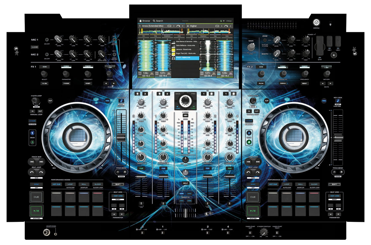 Denon DJ PRIME 4+ Skin Black Hole