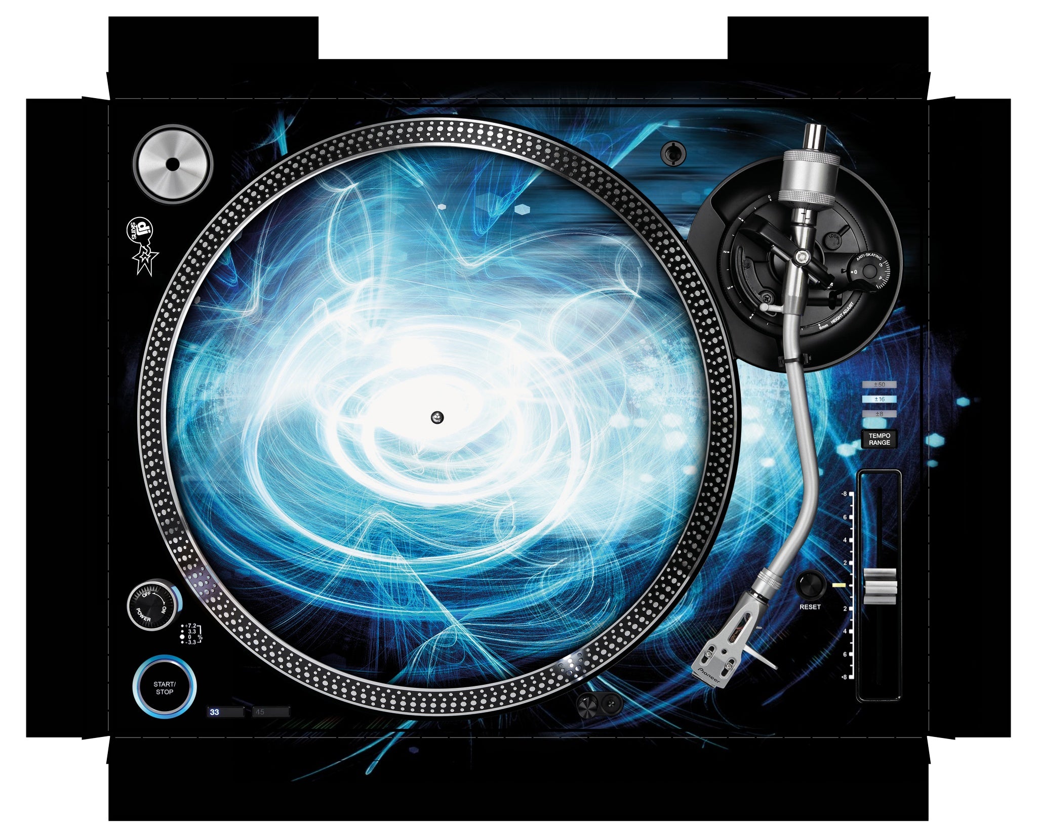 Pioneer DJ PLX 1000 Skin Black Hole