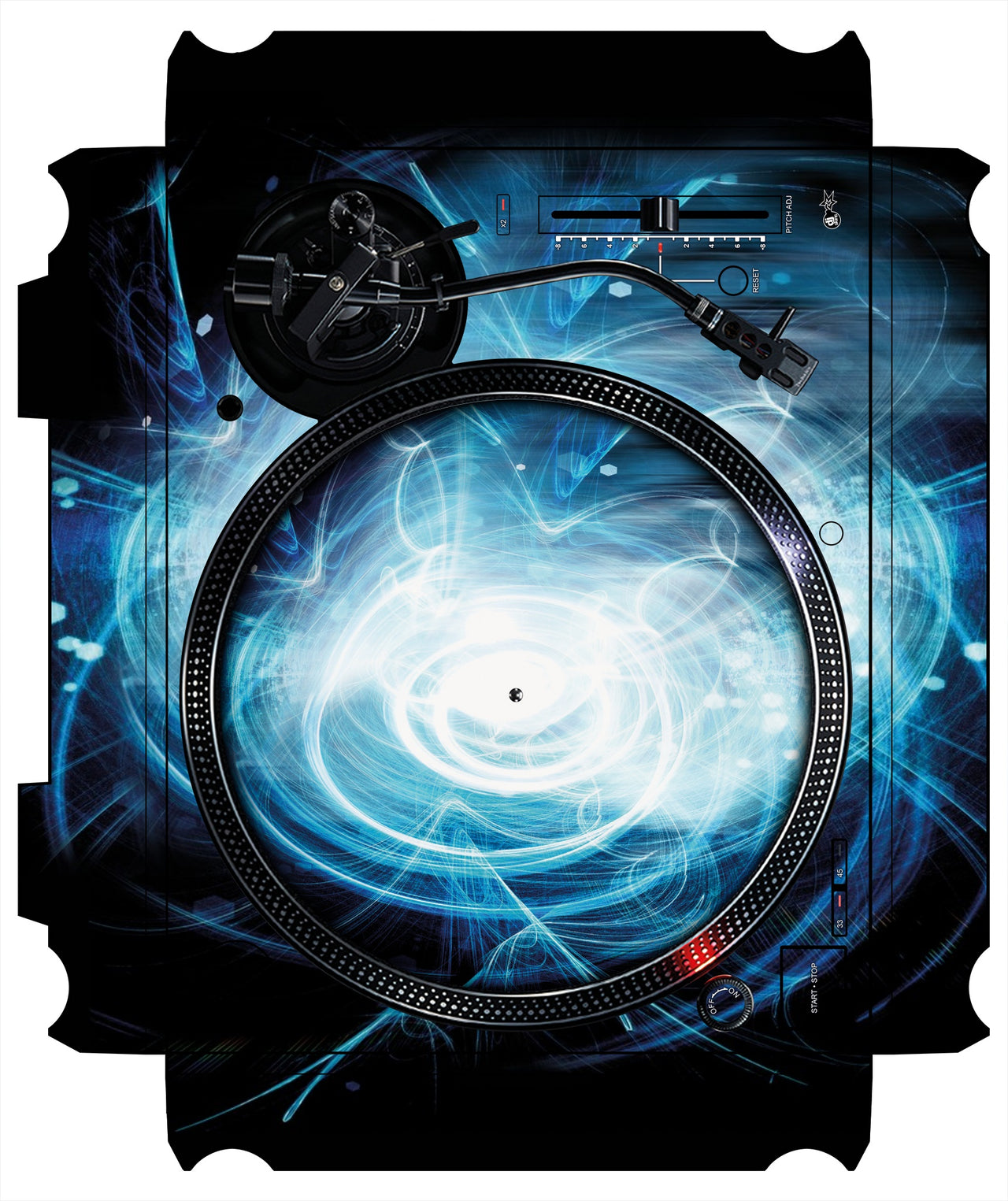 Technics 1200 / 1210 MK7 VERTICAL Skin Black Hole