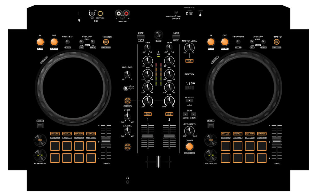 Pioneer DJ DDJ FLX 4 Skin Black