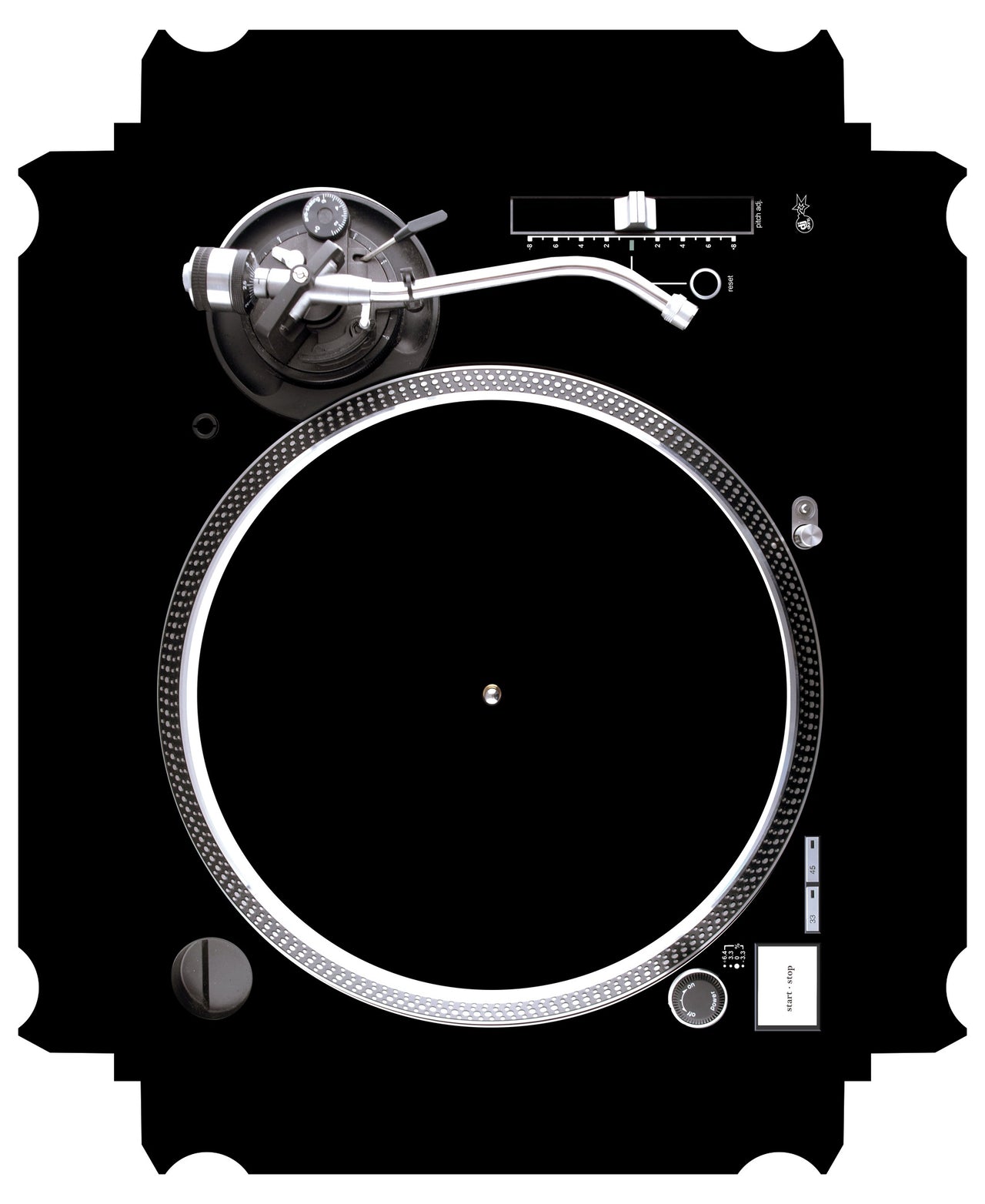 Technics 1200 / 1210 MK5 VERTICAL Skin Black