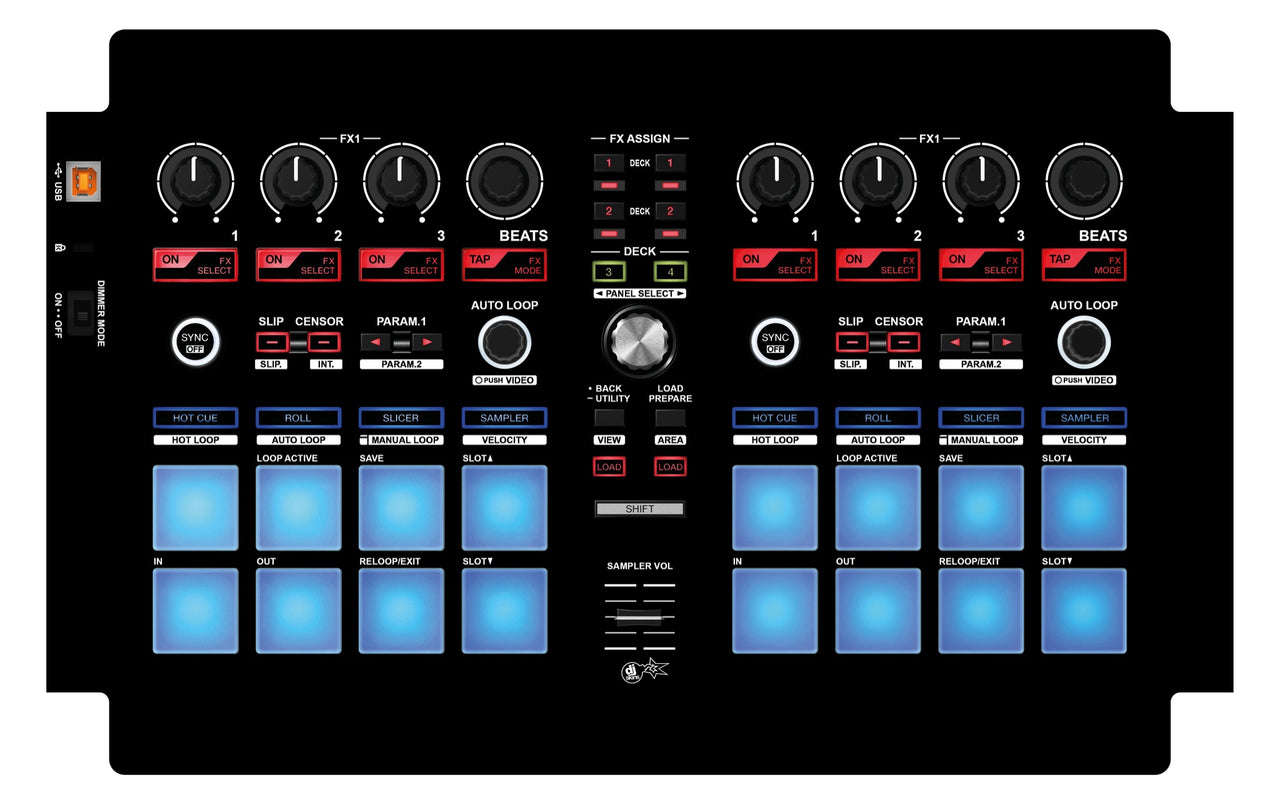 Pioneer DJ DDJ SP 1 Skin Black
